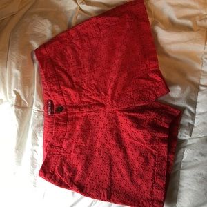 Red Merona lace shorts